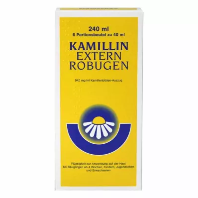 KAMILLIN Išorinis Robugen tirpalas, 6x40 ml