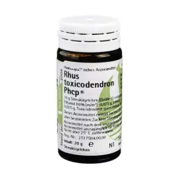 RHUS TOXICODENDRON PHCP Rutuliukai, 20 g