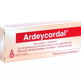 ARDEYCORDAL dengtos tabletės, 20 vnt