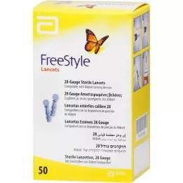 FREESTYLE Lancetai, 50 vnt