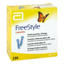 FREESTYLE Lancetai, 200 vnt