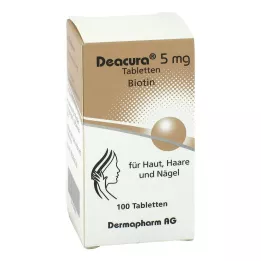 DEACURA 5 mg tabletės, 100 vnt