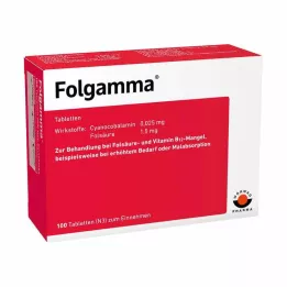 FOLGAMMA Tabletės, 100 vnt