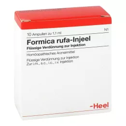 FORMICA RUFA INJEEL Ampulės, 10 vnt