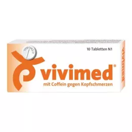 VIVIMED su kofeinu nuo galvos skausmo tabletės, 10 vnt