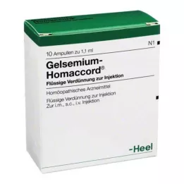 GELSEMIUM HOMACCORD Ampulės, 10 vnt