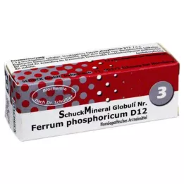 SCHUCKMINERAL Gumbeliai 3 Ferrum phosphoricum D12, 7,5 g