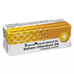 SCHUCKMINERAL Globules 4 kalio chloratum D6, 7,5 g