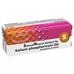 SCHUCKMINERAL Gumbeliai 5 Kalium phosphoricum D6, 7,5 g