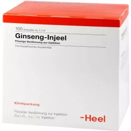 GINSENG INJEEL Ampulės, 100 vnt