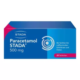 PARACETAMOL STADA 500 mg tabletės, 20 vnt