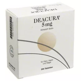 DEACURA 5 mg tabletės, 200 vnt