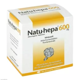 NATU HEPA 600 mg padengtos tabletės, 100 valandų