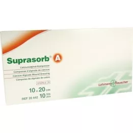 SUPRASORB Kalcio alginatas kompr.10x20 cm, 10 vnt