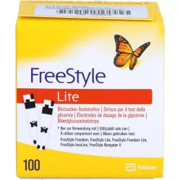 FREESTYLE Lite bandymo juostelės be kodavimo, 100 ST