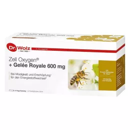 ZELL OXYGEN+Jelle Royale 600 mg geriama lygiagrečiai, 14x20 ml