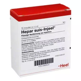 HEPAR SUIS Injeel ampulės, 10 vnt