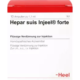 HEPAR SUIS Injeel forte ampulės, 10 vnt