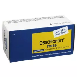 OSSOFORTIN „Forte“ kramtomosios tabletės, 120 valandų