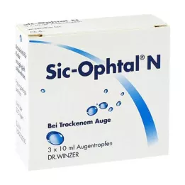 SIC OPHTAL n akių lašai, 3x10 ml