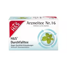H&amp;S Diarrhea arbatos filtrų maišeliai, 20X1,5 g