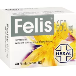 FELIS 650 mg plėvele dengtos tabletės, 60 vnt