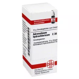 ADRENALINUM HYDROCHLORICUM C 30 rutuliukai, 10 g