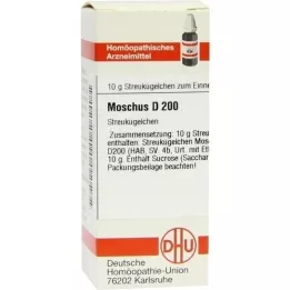 MOSCHUS D 200 rutuliukų, 10 g
