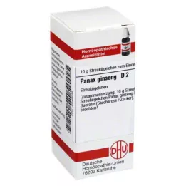 PANAX GINSENG D 2 Globuli, 10 g