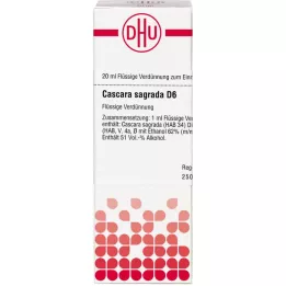 CASCARA SAGRADA D 6 Skiedimas, 20 ml
