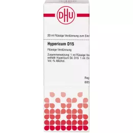 HYPERICUM D 15 Skiedimas, 20 ml