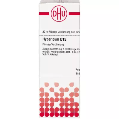HYPERICUM D 15 Skiedimas, 20 ml HYPERICUM D 15 Skiedimas, 20 ml