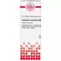 JUNIPERUS COMMUNIS D 8 Skiedimas, 20 ml