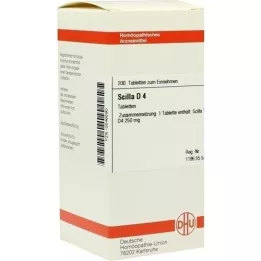 SCILLA D 4 tabletės, 200 vnt