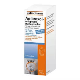 AMBROXOL-ratiopharm lašai nuo kosulio, 50 ml