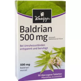 KNEIPP Valerian 500 dengtos tabletės, 90 vnt