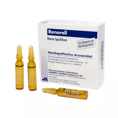 RENORELL Ampulės, 10X2 ml RENORELL Ampulės, 10X2 ml