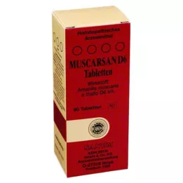 MUSCARSAN D 6 tabletės, 80 vnt