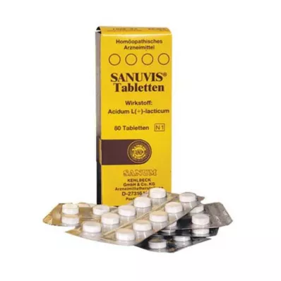 SANUVIS Tabletės, 80 vnt SANUVIS Tabletės, 80 vnt