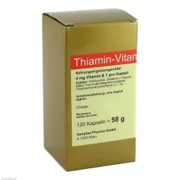 THIAMIN Kapsulės Vitaminas B1, 120 ST
