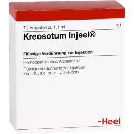 KREOSOTUM INJEEL Ampulės, 10 vnt