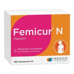 FEMICUR N kapsulės, 100 vnt