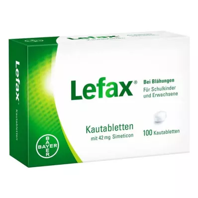 LEFAX Kramtomosios tabletės, 100 ST LEFAX Kramtomosios tabletės, 100 ST