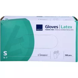 HANDSCHUHE Lateksas be miltelių mažas 4387, 100 vnt