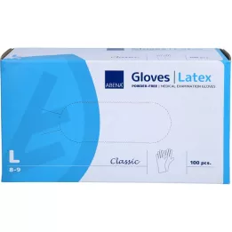 HANDSCHUHE Lateksas be miltelių didelis 4389, 100 vnt
