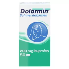 DOLORMIN Plėvele dengtos tabletės, 50 vnt