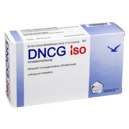 DNCG ISO Tirpalas purkštuvui, 50X2 ml