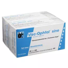 VISC OPHTAL sinusinis akių gelis, 120X0,6 ml
