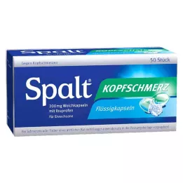 SPALT Galvos skausmo minkštos kapsulės, 50 vnt