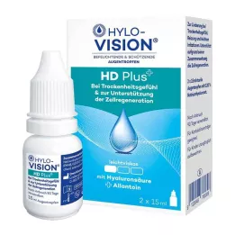 HYLO-VISION HD Akių lašai Plus, 2X15 ml